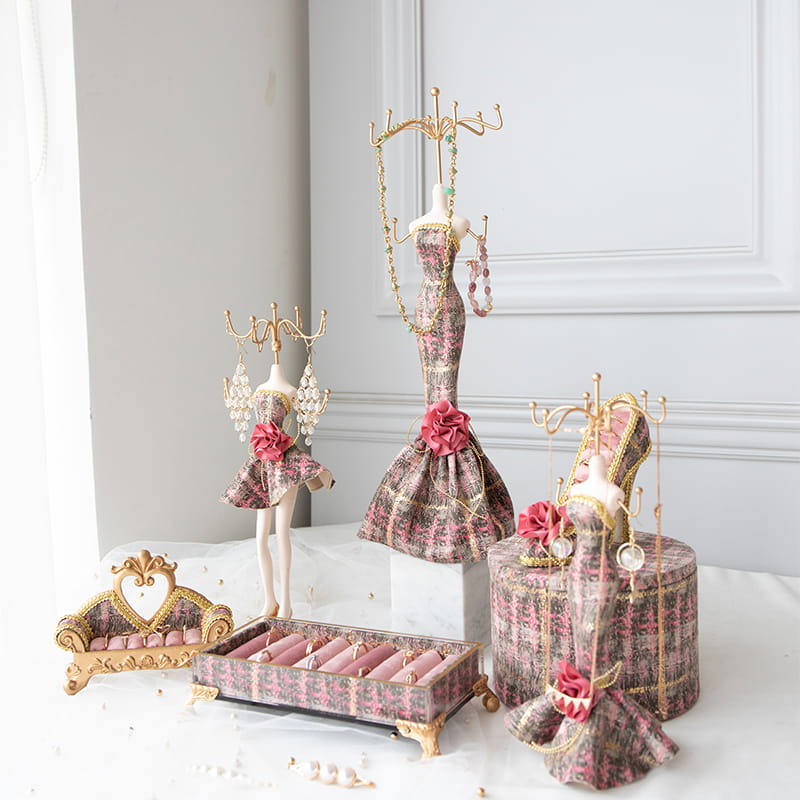 Sada držiakov na vystavenie šperkov v tvare topánok v tvare topánok v tvare manekýn v tvare figuríny