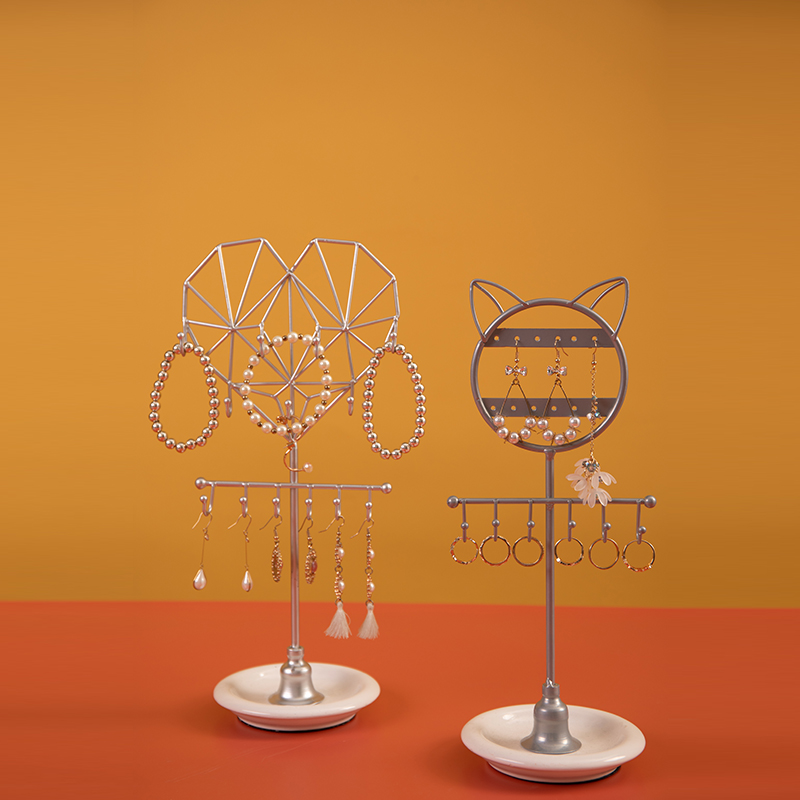 Vlastný kovový náramok na šperky v tvare srdca pre mačky v tvare srdca